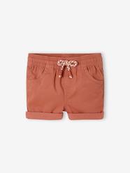 Baby-Twill Shorts with Elasticated Waistband, for Baby Boys