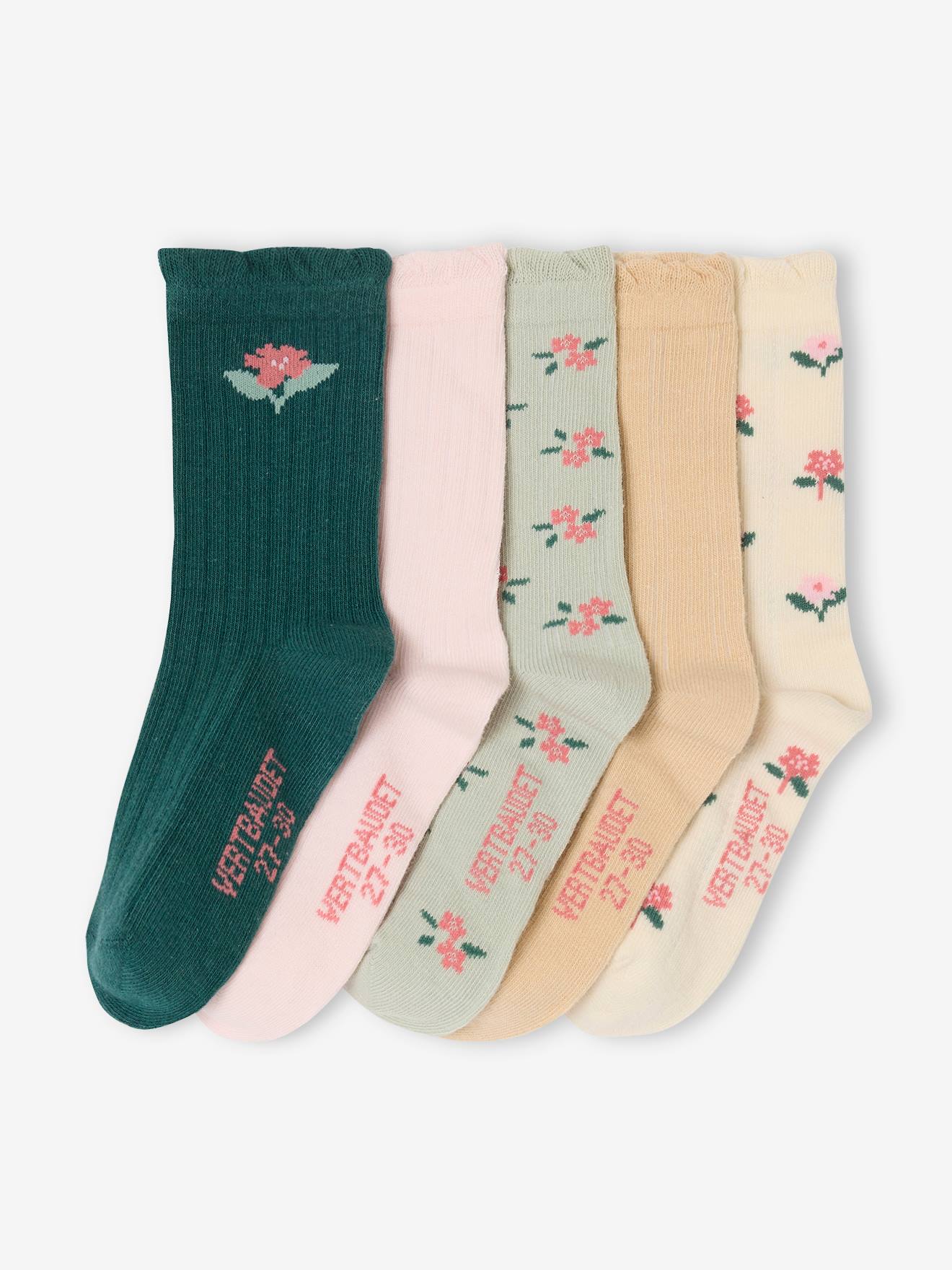 Pairs of Floral Socks