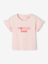 Baby-Organic Cotton T-Shirt with Message, for Babies