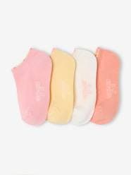 Girls-Pack of 4 Pairs of Basic Socks for Girls