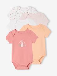 Baby-5 pack of short-sleeved baby bodysuits