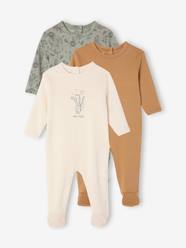 Baby-Pyjamas-Pack of 3 Basics sleepsuits