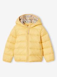 Girls-Coats & Jackets-Lightweight hooded puffer jacket for girls