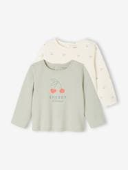 Baby-Pack of 2 long-sleeved baby t-shirts - BASICS