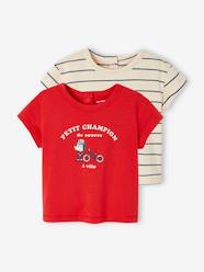 Baby-Pack of 2 Basic T-Shirts for Babies