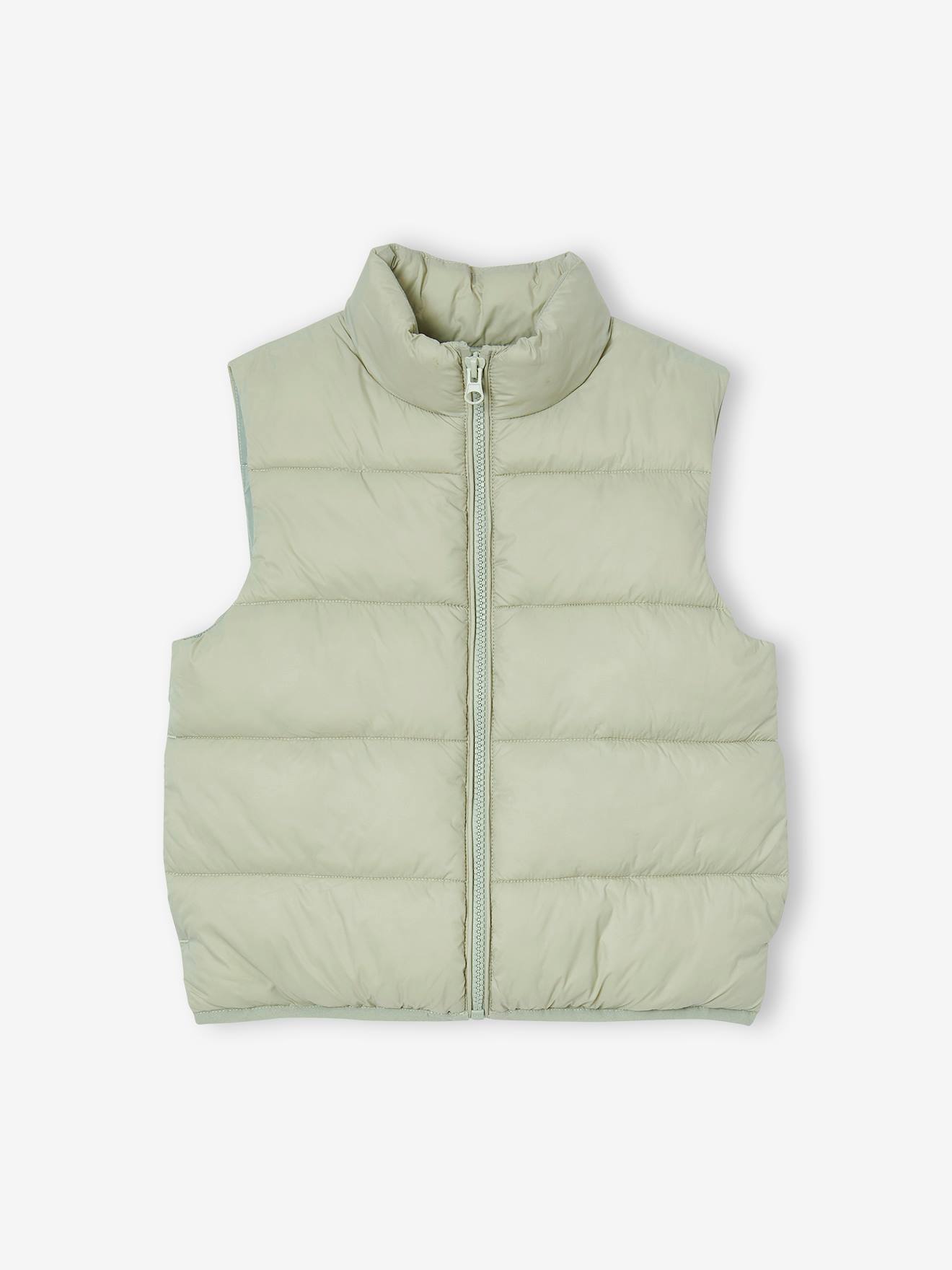 Sleeveless lightweight padded jacket