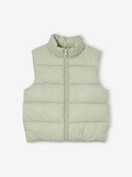 Girls-Coats & Jackets-Sleeveless lightweight padded jacket for girls