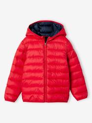 -Light Padded Jacket with Hood for Boys