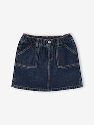 Girls-Girls' denim skirt