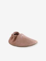 Shoes-Supple Leather Shoes with Elastic, for Babies