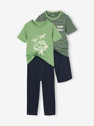 Boys-Pack of 2 Dino Pyjamas for Boys