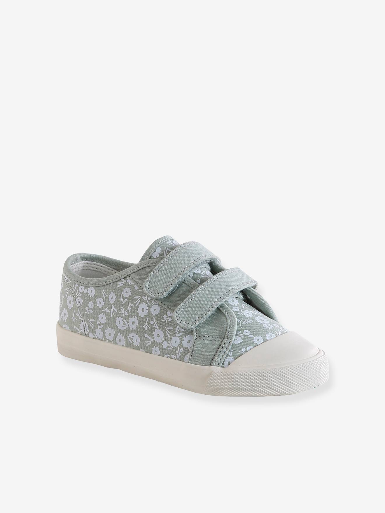 Hook-and-Loop Canvas Trainers for Girls