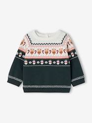 -Jacquard Christmas Jumper for Babies