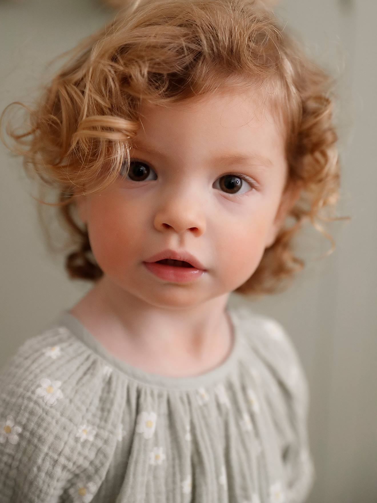 Printed baby blouse
