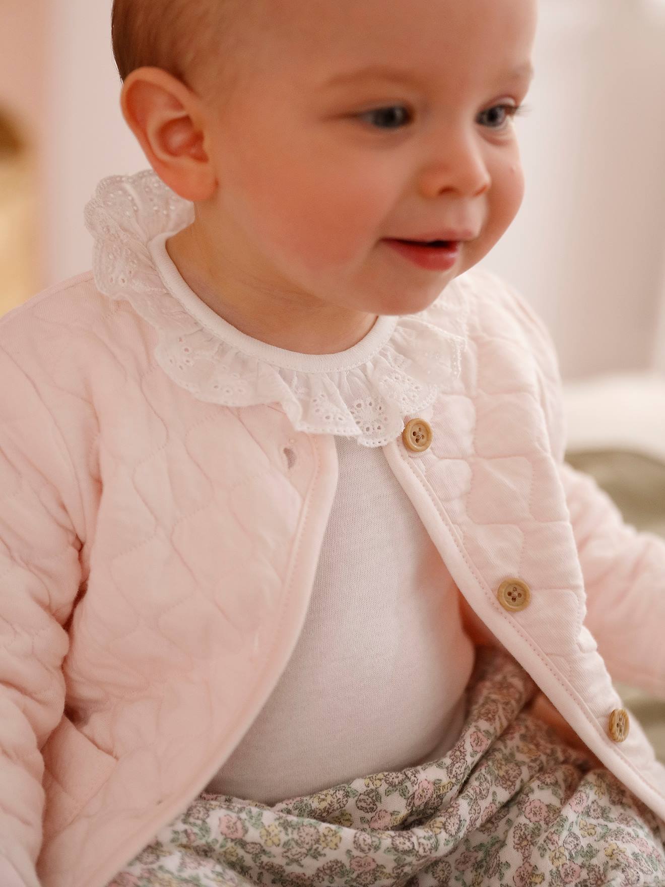 Double-sided gauze waistcoat pale