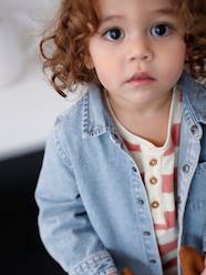 Baby-Denim Shirt with Press Studs for Babies