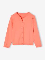 Girls-Cardigans, Jumpers & Sweatshirts-Cardigans-Fine Knit Basics Cardigan for Girls