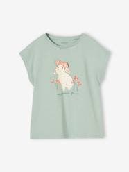 Girls-Tops-T-Shirts-Animal print T-shirt for girls