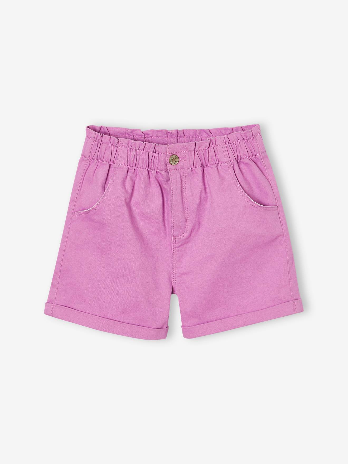 Girls' easy pull-on tregging shorts - BASICS
