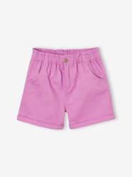 Girls-Shorts-Girls' easy pull-on tregging shorts - BASICS