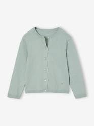 Girls-Cardigans, Jumpers & Sweatshirts-Cardigans-Fine Knit Basics Cardigan for Girls