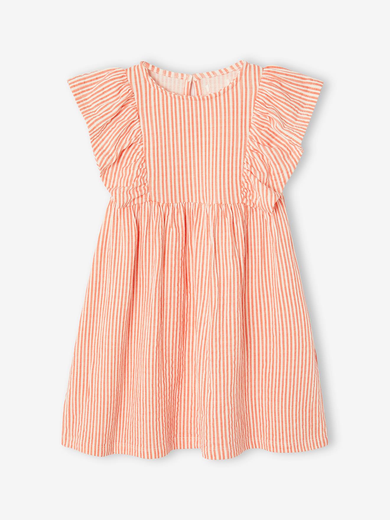 Floral Dress in Jersey Knit with Relief