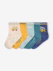 Baby-Pack of 5 Pairs of "Vroom" Socks for Babies