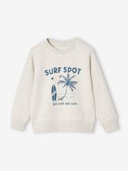 Boys-Cardigans, Jumpers & Sweatshirts-Sweatshirts & Hoodies-Graphic print basics sweatshirt for boys - BASICS