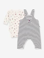 Baby-Dungarees & Bodysuit Set for Babies, PETIT BATEAU