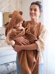 Baby-Apron Baby Bath Cape for Parent/Baby