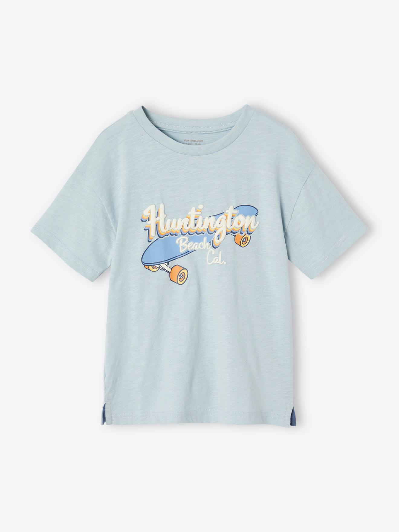 Boys' T-shirt with front design sky