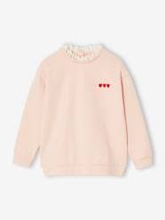 Girls-Cardigans, Jumpers & Sweatshirts-Girls' patterned sweatshirt