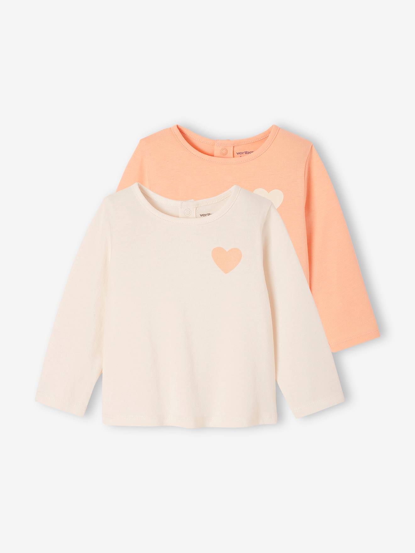of baby t-shirts - BASICS ecru