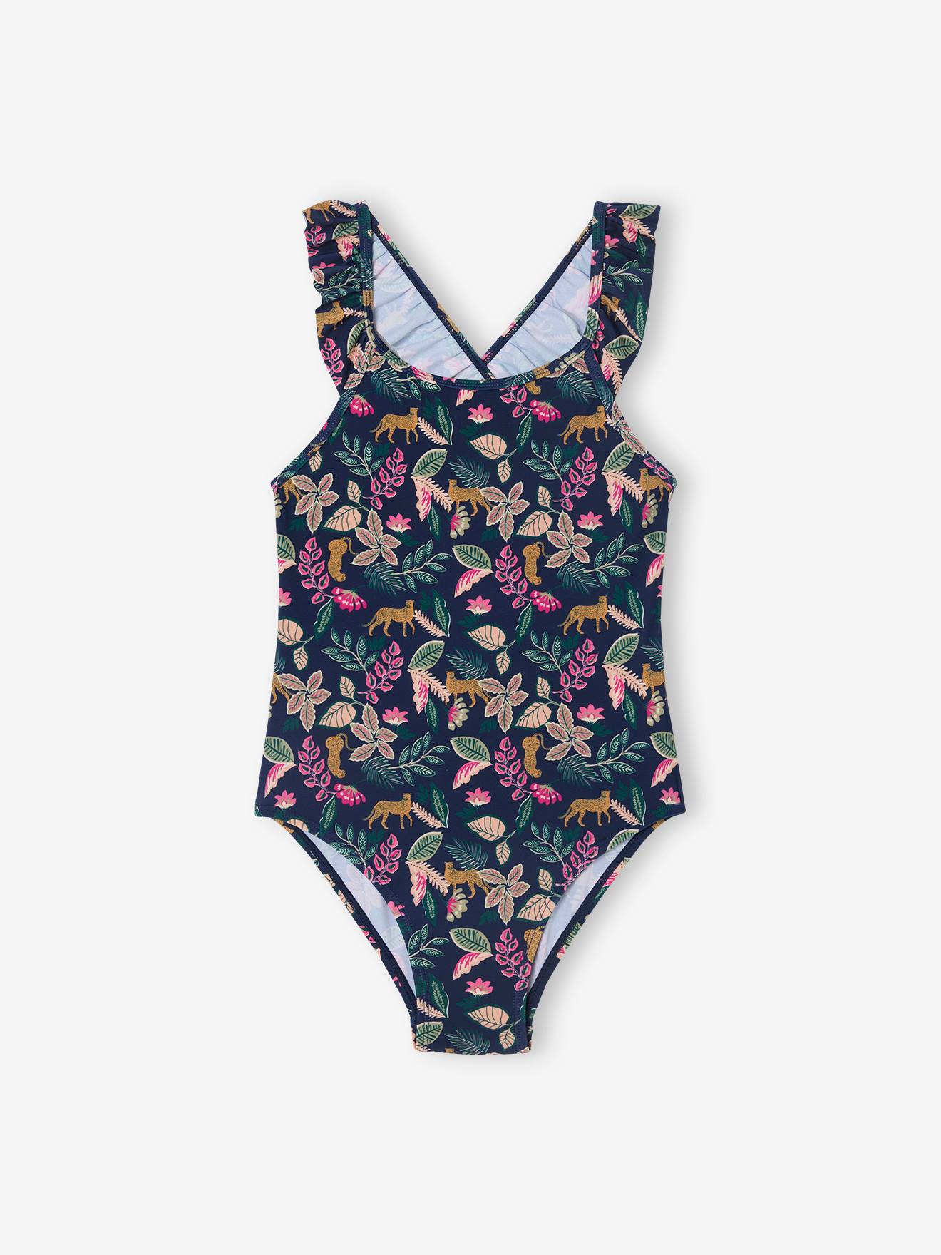 Printed One-Piece Swimsuit for Girls