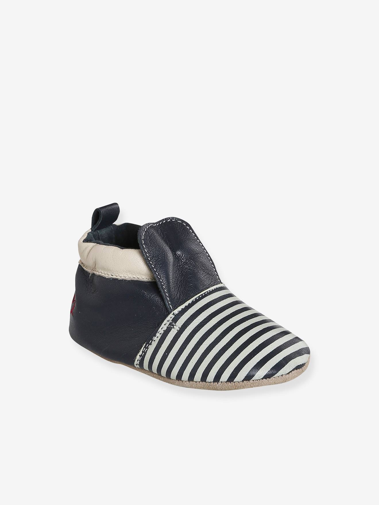 Pair of Two-Tone Elasticated Leather Shoes