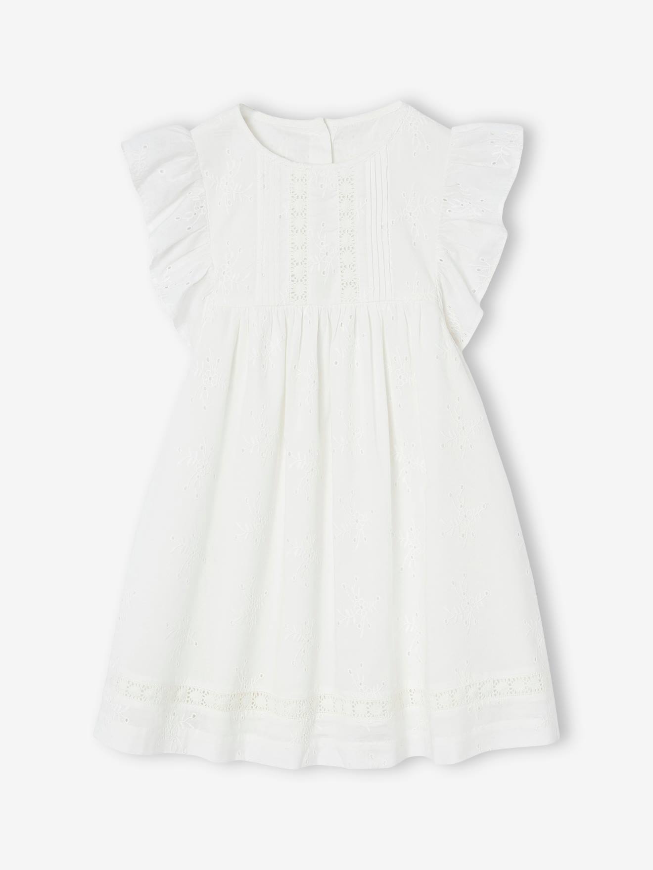 Occasion Wear Dress in Broderie Anglaise
