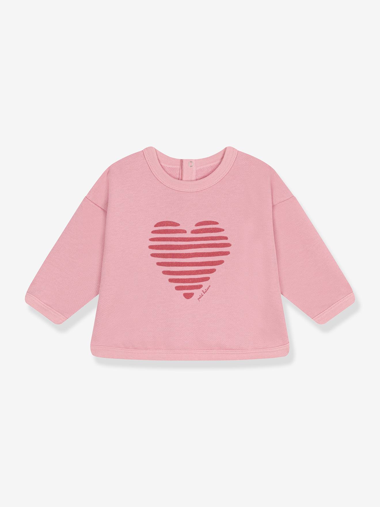 Sweatshirt in Plain Cotton for Babies