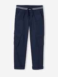 -MEDIUM Hip, MorphologiK Straight Leg Cargo Trousers for Boys 