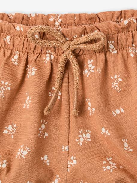 Jersey Knit Shorts, for Baby Girls caramel+vanilla+White/Print+YELLOW MEDIUM ALL OVER PRINTED 