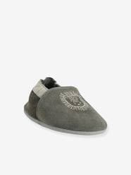 Shoes-Boys Footwear-Elasticated, Soft Leather Slip-Ons for Babies