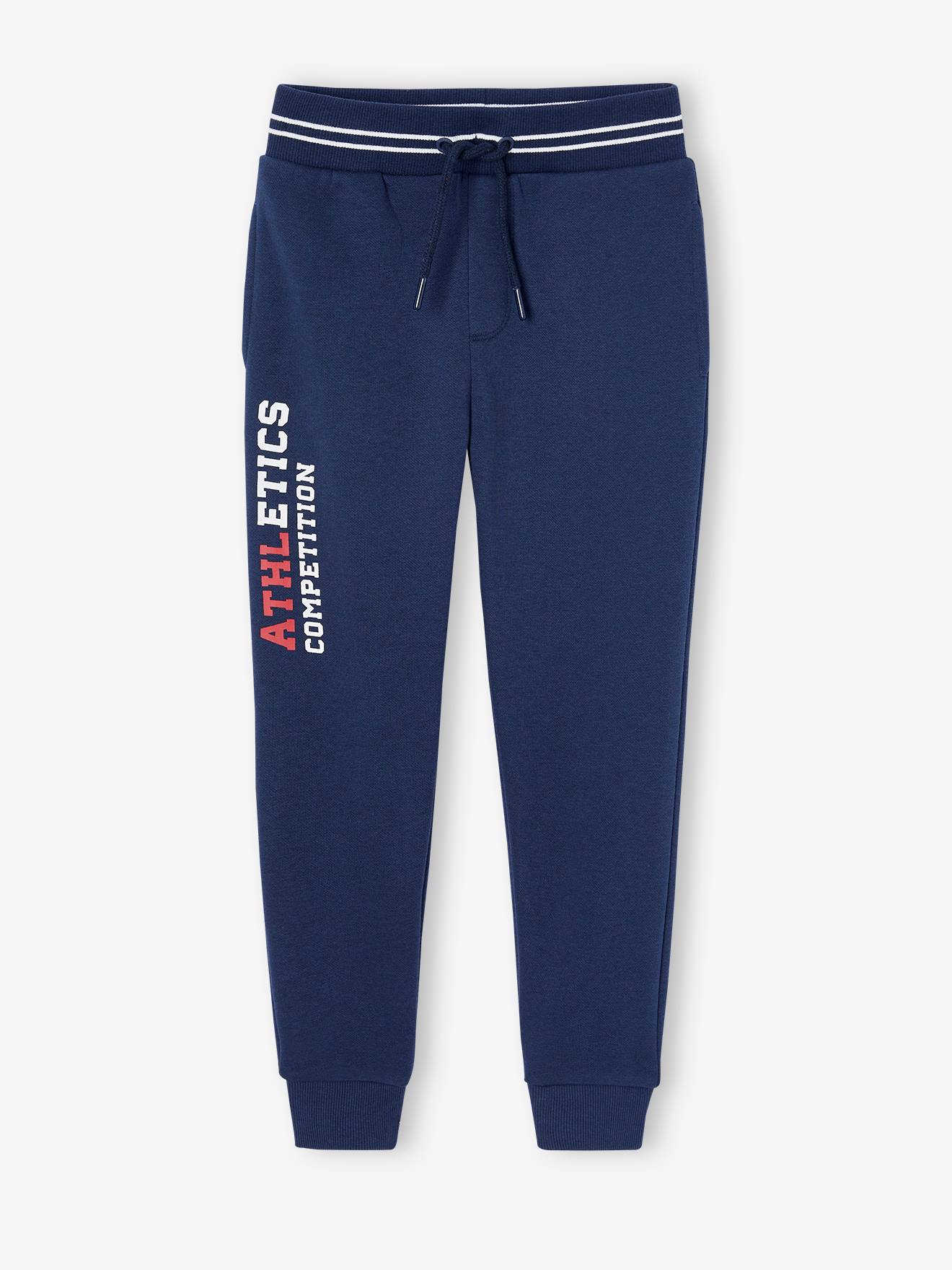 Boys' fleece jogging bottoms