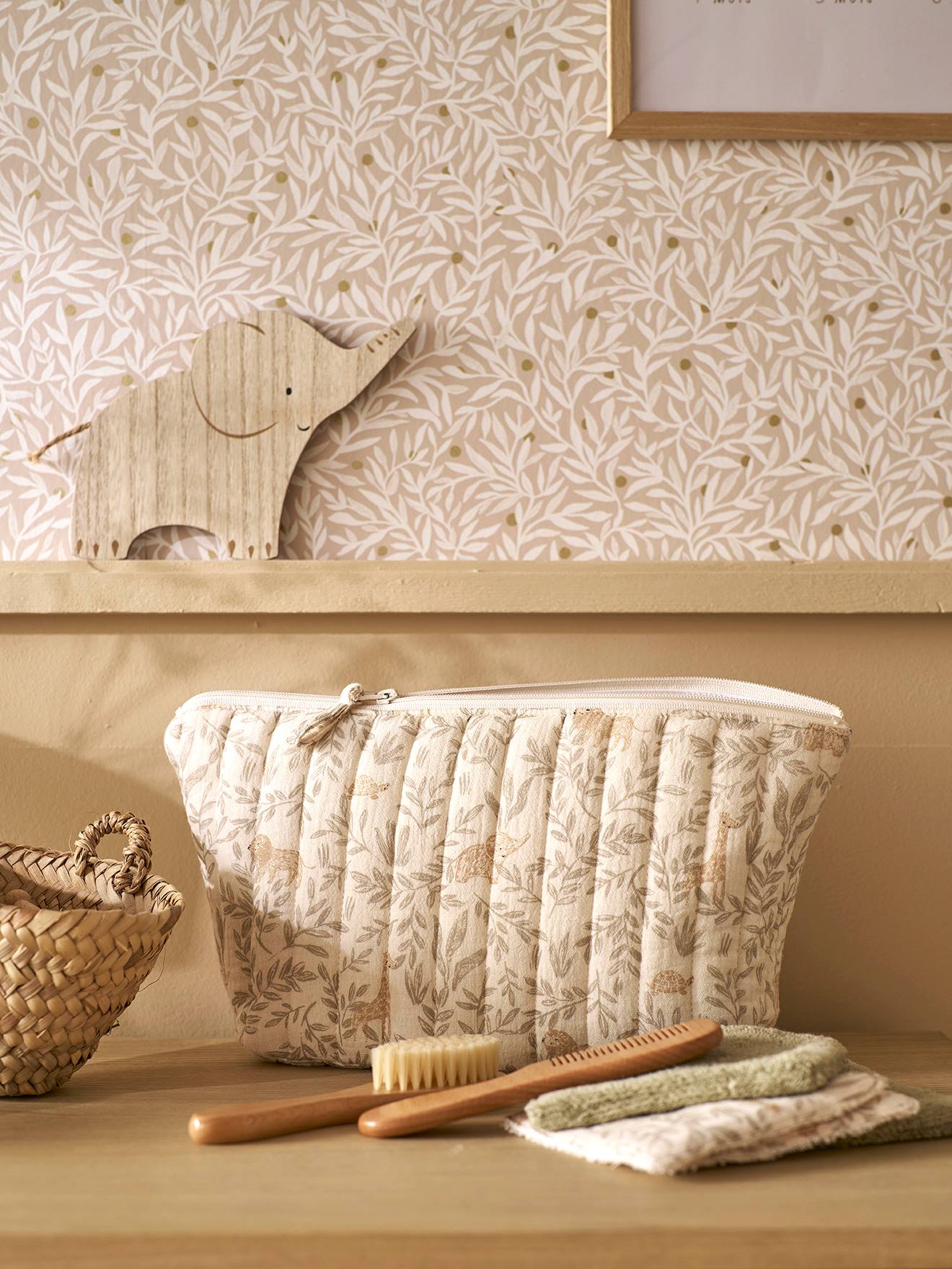 Toiletry Bag in Cotton Gauze