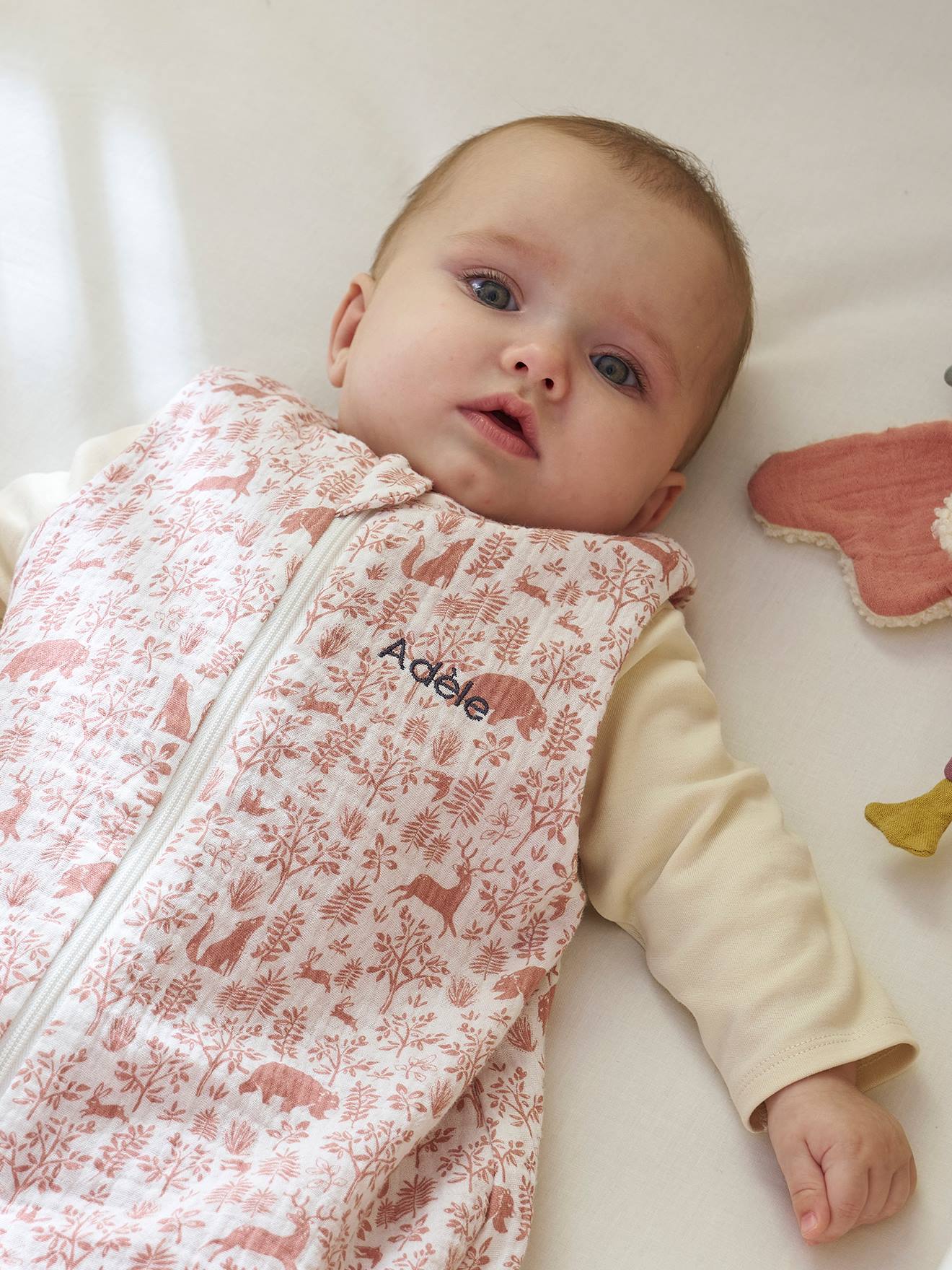 Sleeveless Baby Sleeping Bag with Middle Opening