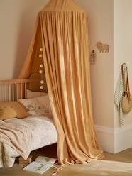 Bedding & Decor-Bed Canopy in Cotton Gauze, EAU DE ROSE Theme