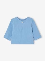 Baby-T-shirts & Roll Neck T-Shirts-T-Shirts-Baby shirt in cotton gauze