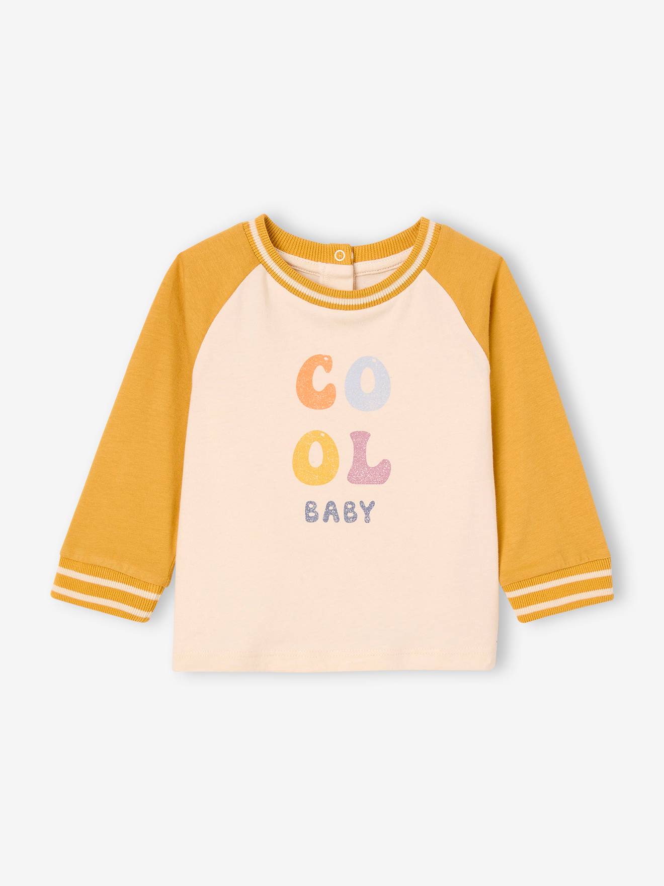Organic cotton long-sleeved "cool baby" T-shirt