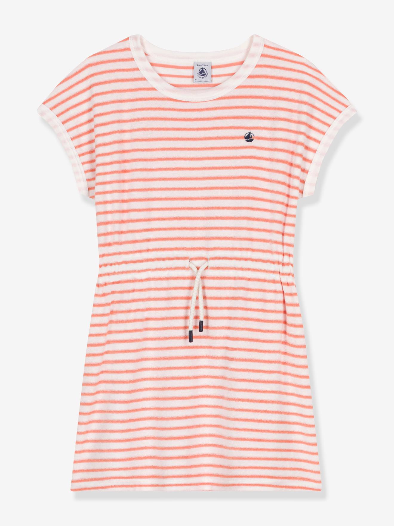 Striped Dress in Terry Towelling