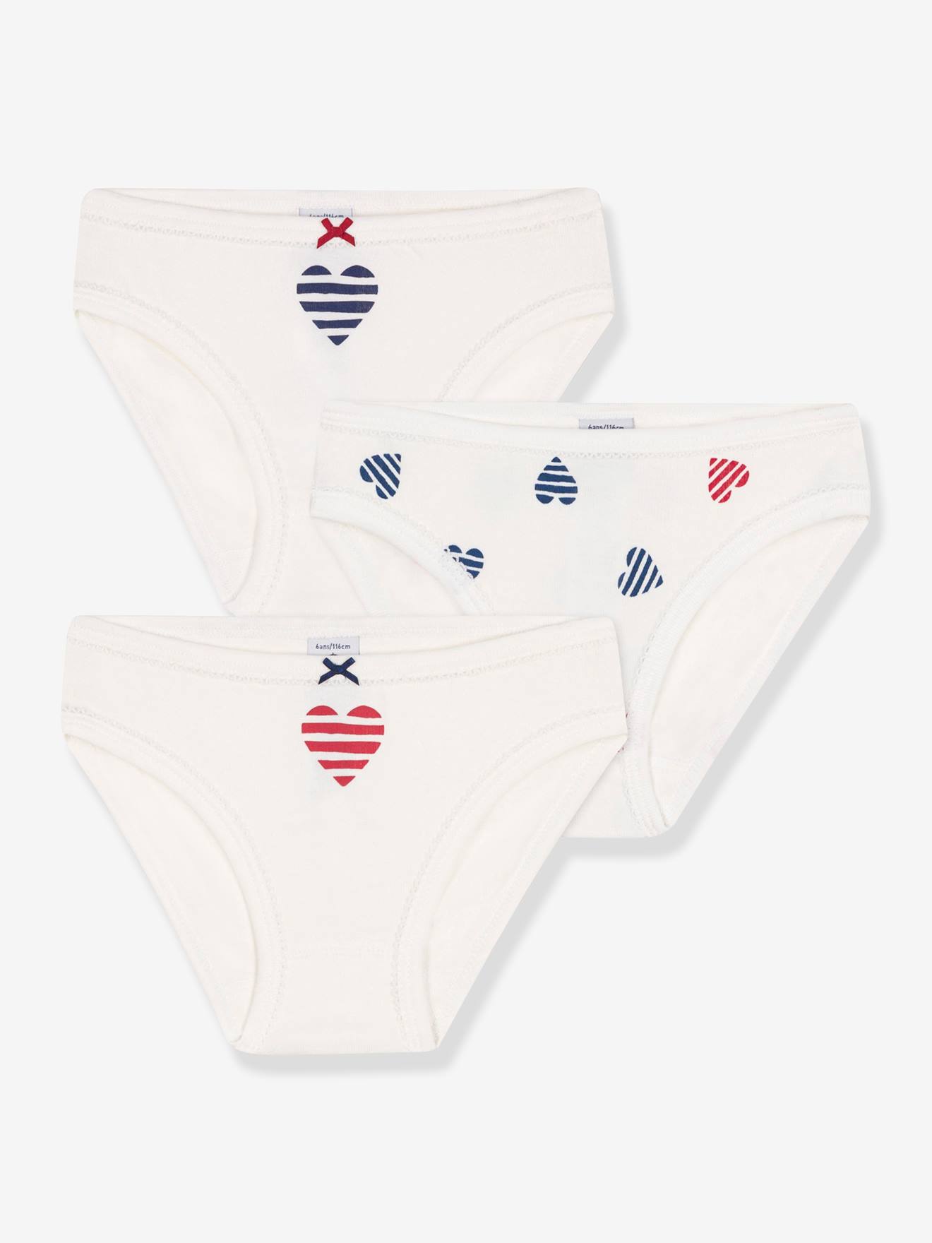Cotton Briefs with Heart