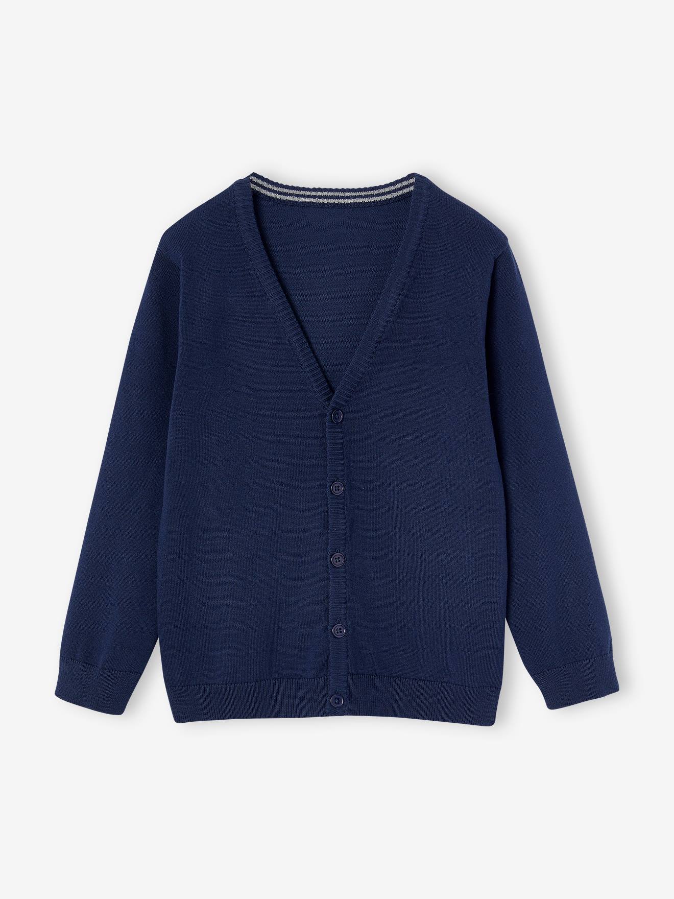 V-neck knitted cardigan BASICS