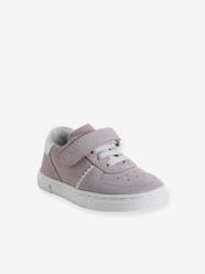 Shoes-Leather Trainers, Laces & Hook-&-Loop Strap, for Babies